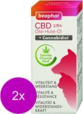 Beaphar Cbd Cannabidiol Olie 2.75% - Voedingssupplement - Antistress - 2 x 10 ml