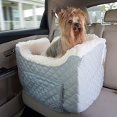 Snoozer Lookout - Autostoel - Autozitje voor honden - Large 76 cm - Grijs - Met lade