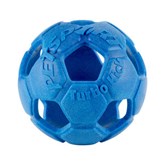 Petsport Turbo Kick Soccer Ball - Blauw - 20 cm