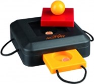 Trixie Dogtoy Dog Activity Strategy Game Gamble Box - Piepend speelgoed - 15cm x 15cm x 9cm - Zwart/rood/oranje