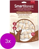 Smartbones Classic Bone Chews Pindakaas - Hondensnacks - 3 x Mini