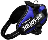 Julius K9 Power-Harnas/Tuig Voor Labels Blauw mini mini/40-53 cm