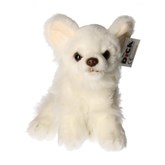 Knuffel hond witte Chihuahua 17 cm