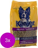 Kanjer Hond Brokken - Lam&Rijst - Hondenvoer - 3 x 4 kg