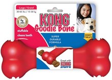 Kong Goodie Bone Medium 1 St - Kauwspeelgoed - 178 mm x 153 mm x 51 mm - Rood