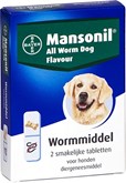 Mansonil All Worm Dog Ontworming - Hond - 2 tabletten