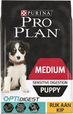 Pro Plan Puppy Medium Sensitive Digestion - Kip Met Optidigest - Hondenvoer - 12 kg