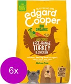 Edgard & Cooper Verse Biokalkoen & Biokip (vrije uitloop) Brok - Voor volwassen honden - Hondenvoer - 6 x 700g