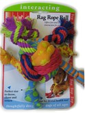 Petstages Rag Rope Ball Assorti per stuk