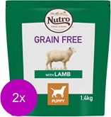 Nutro Puppy Grain Free Medium - Hondenvoer - 2 x Lam 1.4 kg