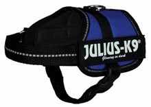 Julius k9 power-harnas voor hond / tuig voor voor labels blauw baby 2/33-45 cm