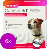 Beaphar Canishield Parasietenband Hond - Anti vlooien en tekenmiddel - 6 x per stuk Klein/Middelgroot