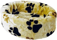 Petcomfort Hondenmand/Kattenmand - Pootprint - Beige - 46 x 40 x 13 cm