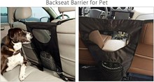 Honden bescherm Barrière - Rek voor auto voorstoelen - Rood