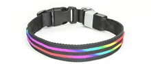 LED Halsband Oplaadbaar Multicolor 60 - 80cm PX1 Hilox