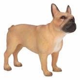 Honden beeldje bruine Franse Bulldog 11 cm