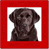 Labrador waakbord (bruine labrador)