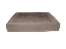 Bia fleece hoes hondenmand 6 100x80x15cm taupe