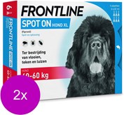 Frontline Spot On 4 Xlarge Hond Xlarge - Anti vlooien en tekenmiddel - 2 x 6 pip