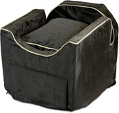 Snoozer Lookout - Autostoel - Autozitje voor honden - Medium 56 cm - Dark Chocolate - Met lade