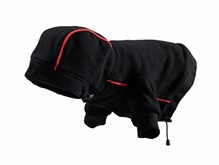 Hunter hondenjas fleece zwart _30 cm