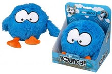 BOUNCY JUMPING BALL SPASMETIC LAUGHTER 28x19cm blauw