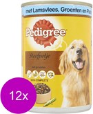 Pedigree Blik Hondenvoer Adult - Lam/Groente/Pasta Homestyle - 12 x 400 gram