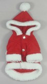 Fleece kostuum voor de kerst - S ( rug lengte 22 cm, borst omvang 32 cm, nek omvang 26 cm )