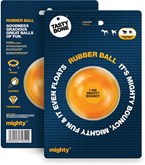Tasty Bone Rubber Mighty Ball kauwspeelgoed rubber oranje